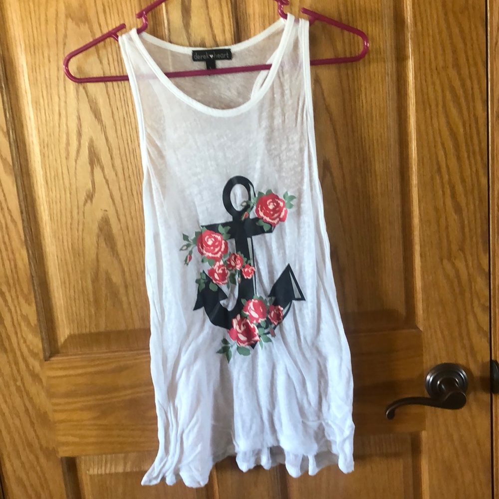 White tank top shirt